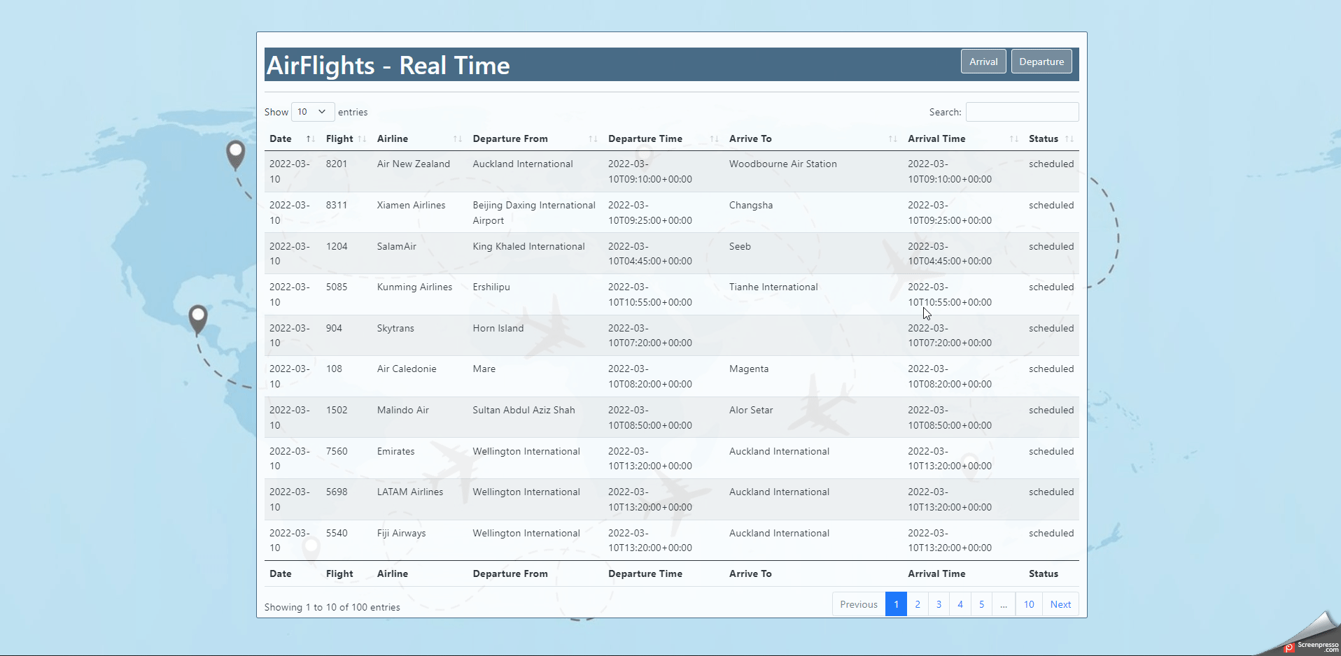 Flight Board